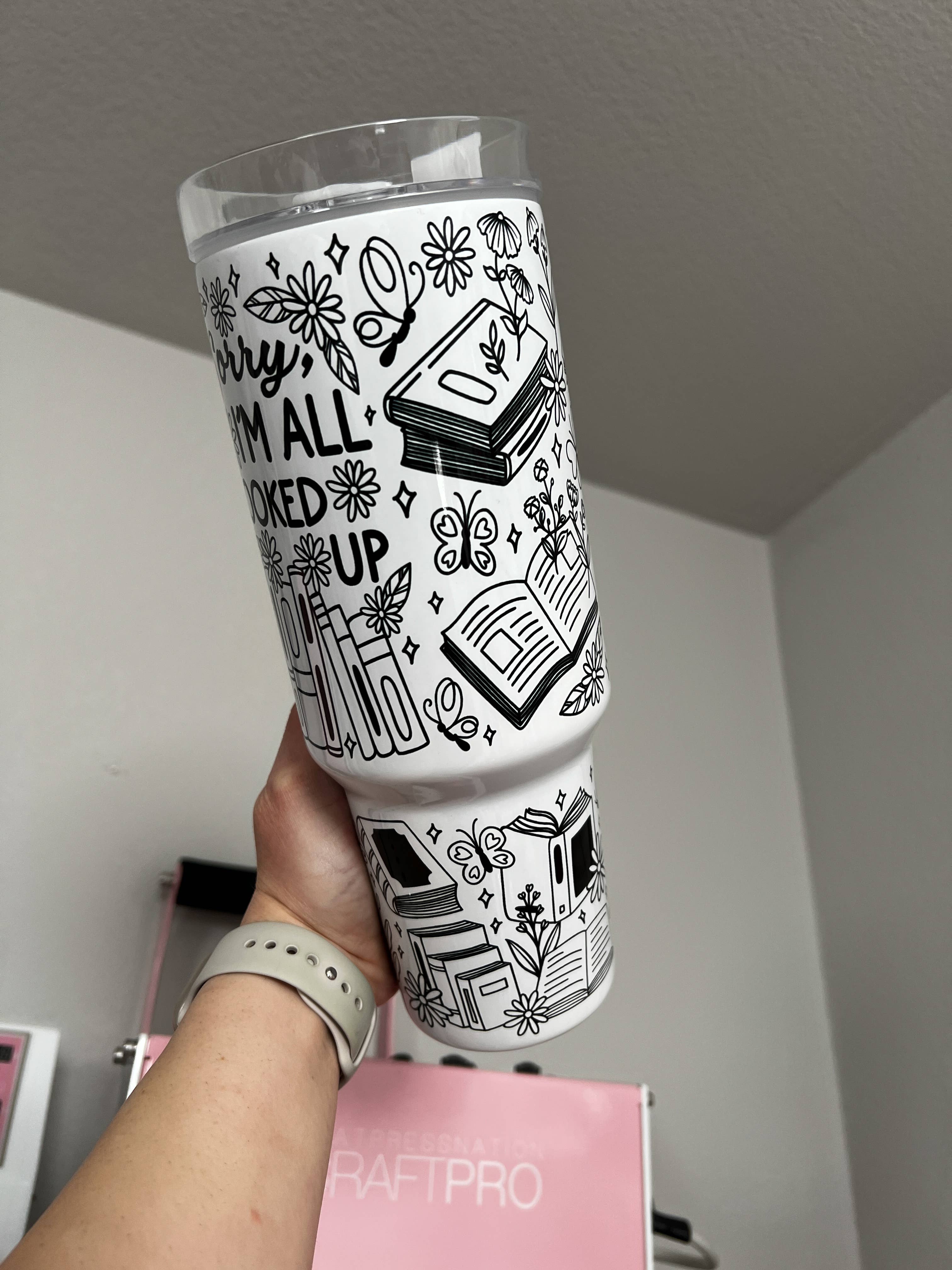 All Booked Up 40oz Tumbler Quencher