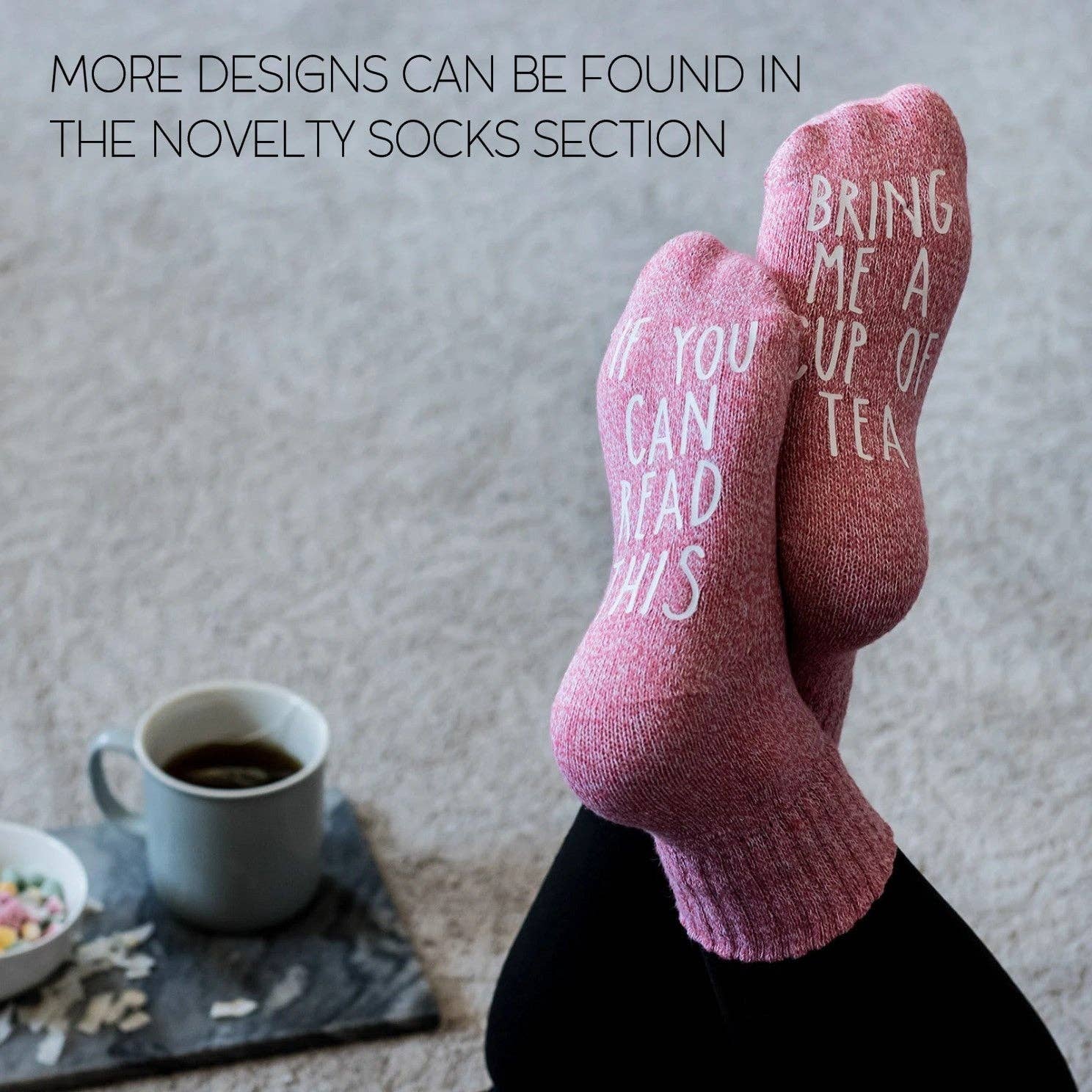 "On A Date With My Book Boyfriend" Women's Reading Socks: Green