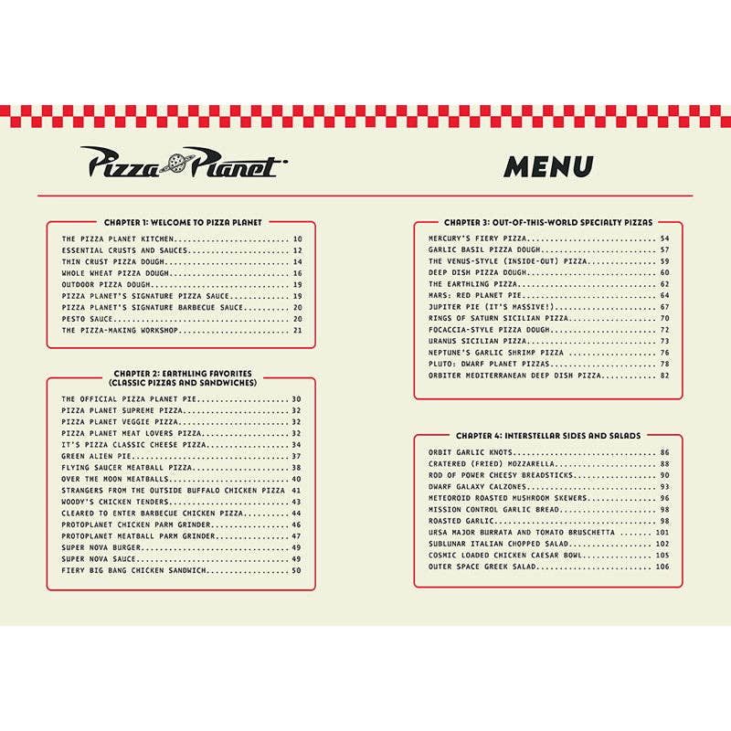 Pizza Planet Cookbook: Pixar's Toy Story Official