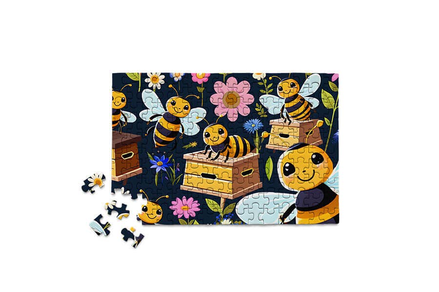 Honey Bees Country friends MicroPuzzle