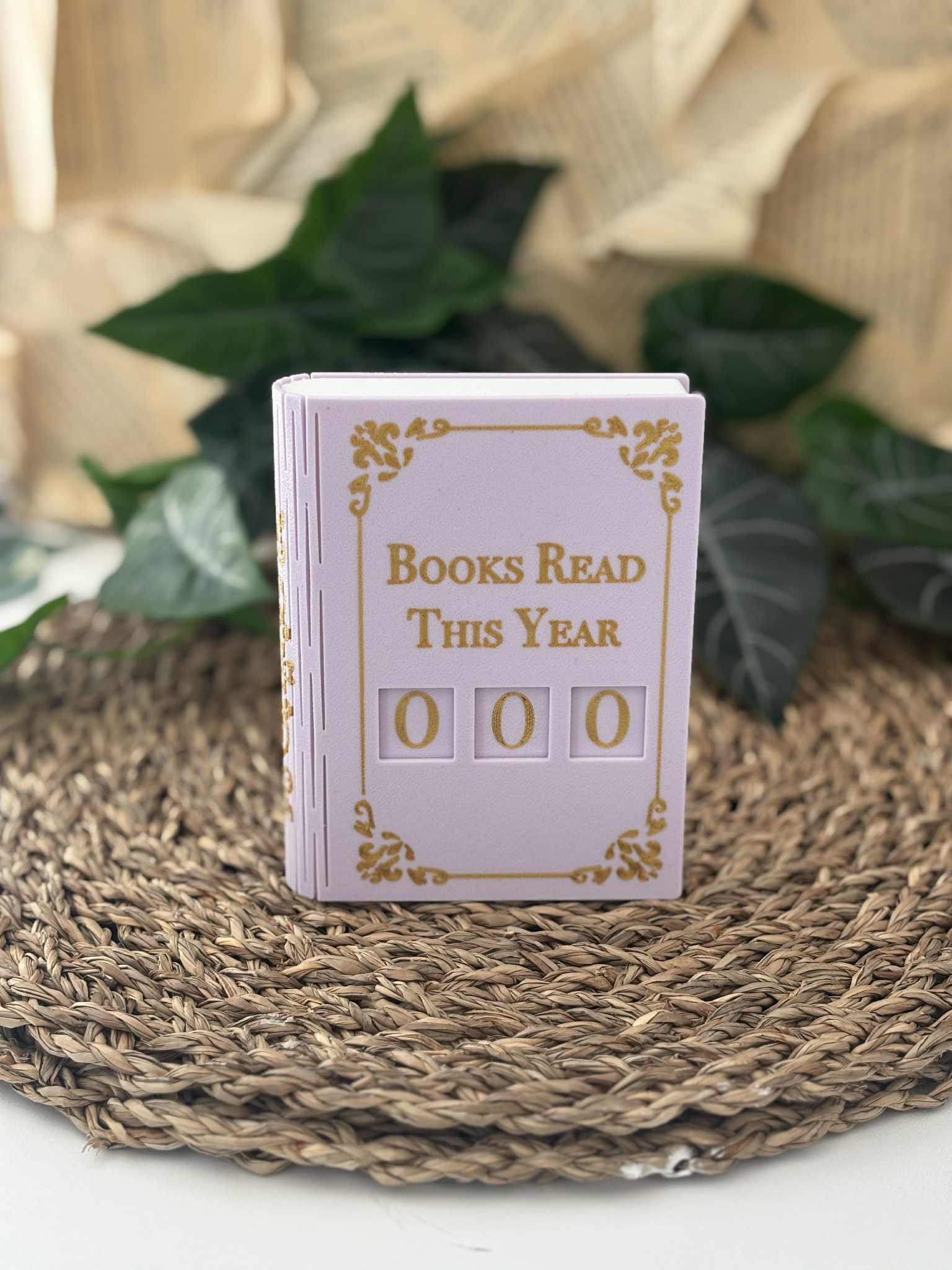Books Read This Year Tracker - PASTEL : Pink & Gold
