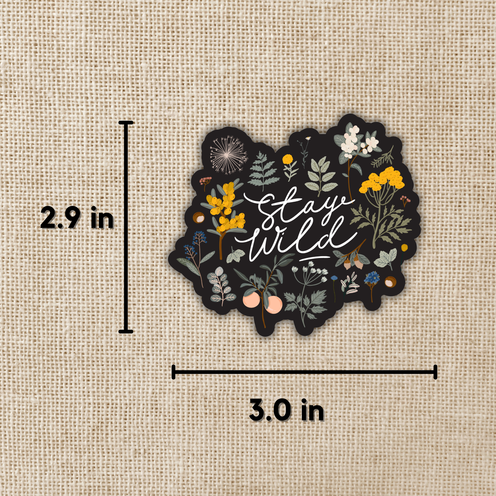 Stay Wild Sticker, 3-inch