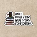 Long Walks In Indie Bookstores Sticker