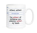 The Effect of Caffeine Can Greatly Affect My Mood Coffee Mug