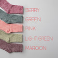"Escaping Reality One Book at a Time" Women's Socks for Fantasy Readers: Maroon