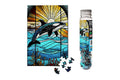 Stained Glass Orca - Marine Life MIcroPuzzle