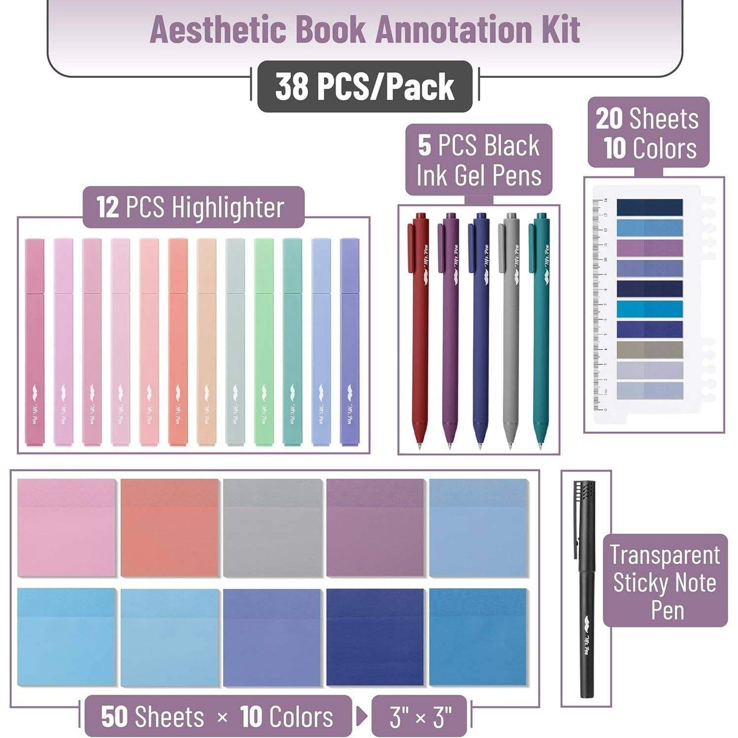 Annotation Kit 38 pcs Aesthetic