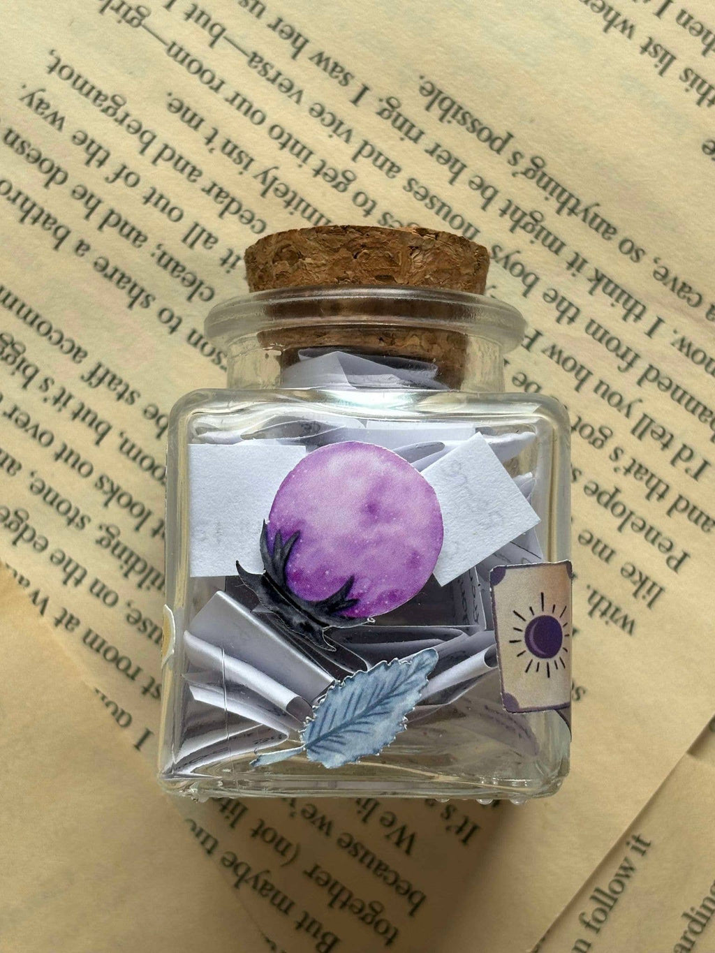 Witchy TBR Glass Jar