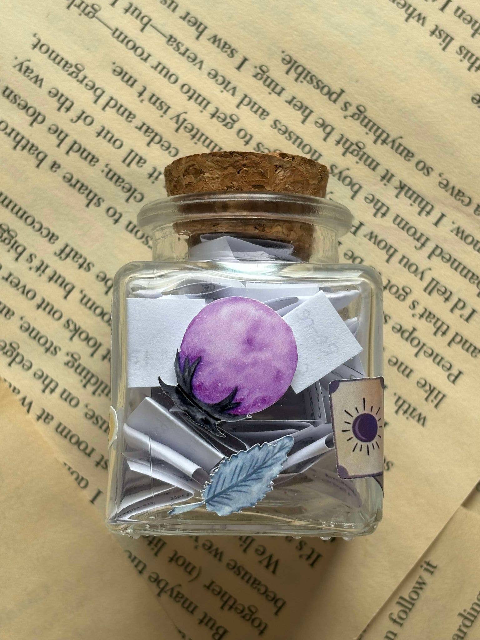Witchy TBR Glass Jar