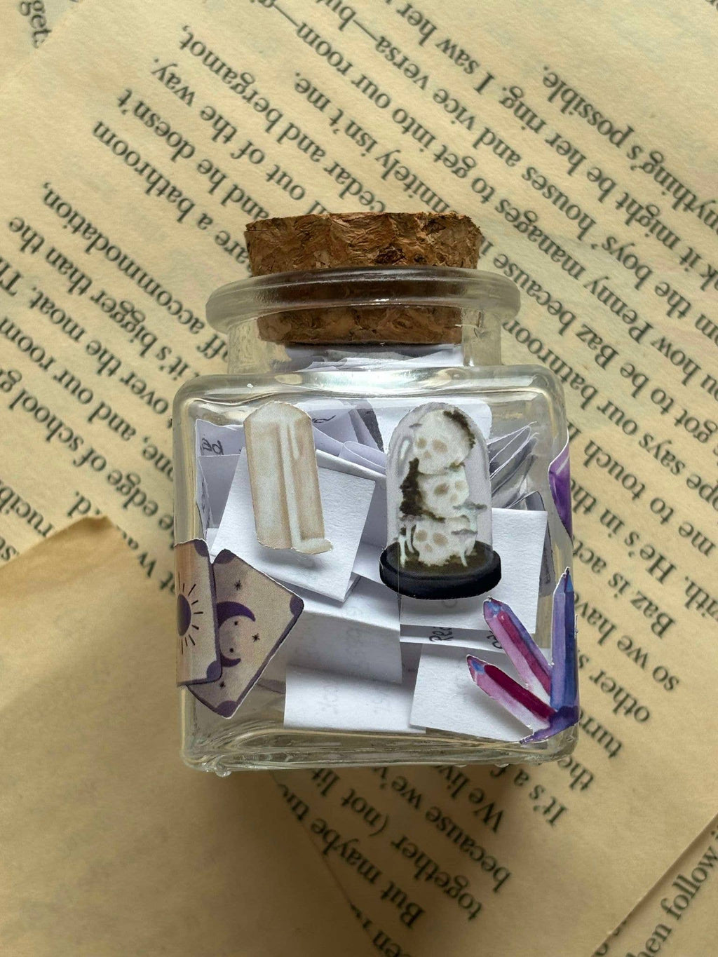Witchy TBR Glass Jar