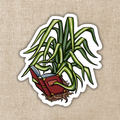 Caz the Spider Plant Sticker | The Spellshop