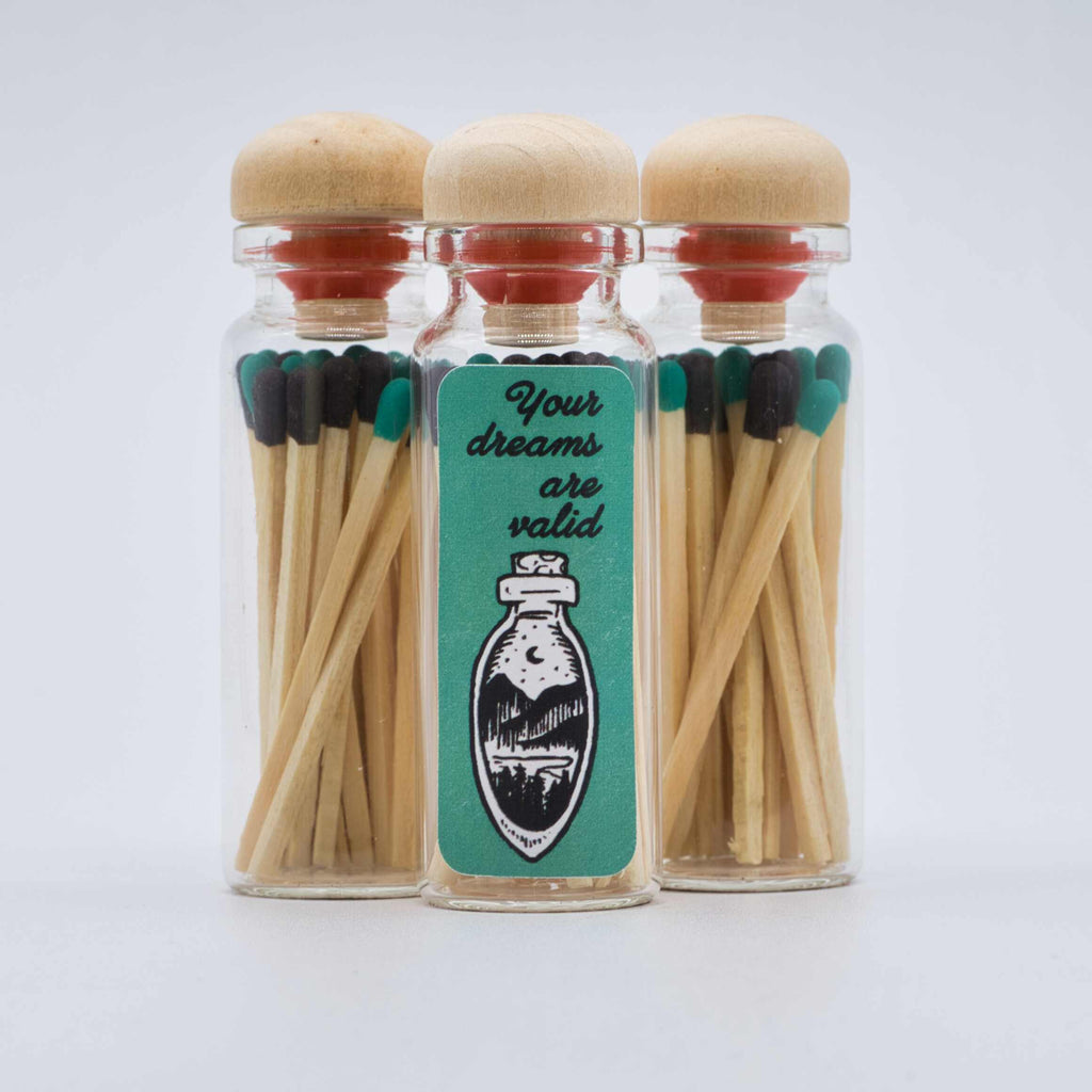 Candle Matches / Your Dreams are Valid / Bookish / Bookstore