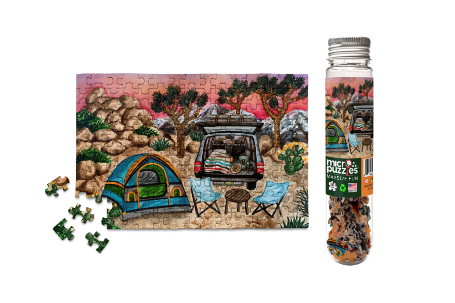 Joshua National Park - Camping Outdoor boho Puzzle Gift