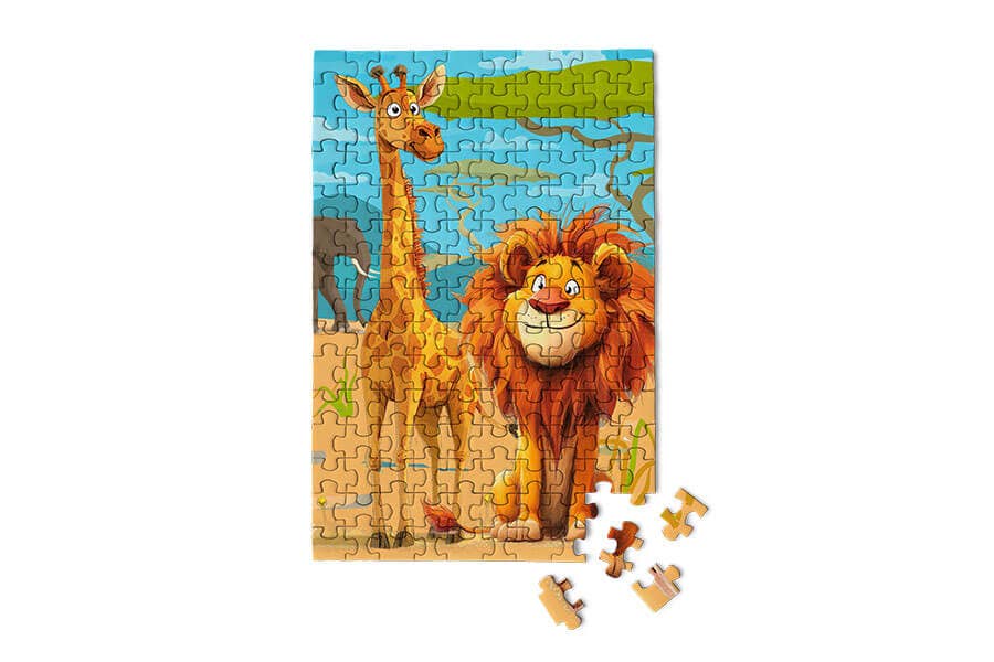 Lion Giraffe Elephant MicroPuzzle