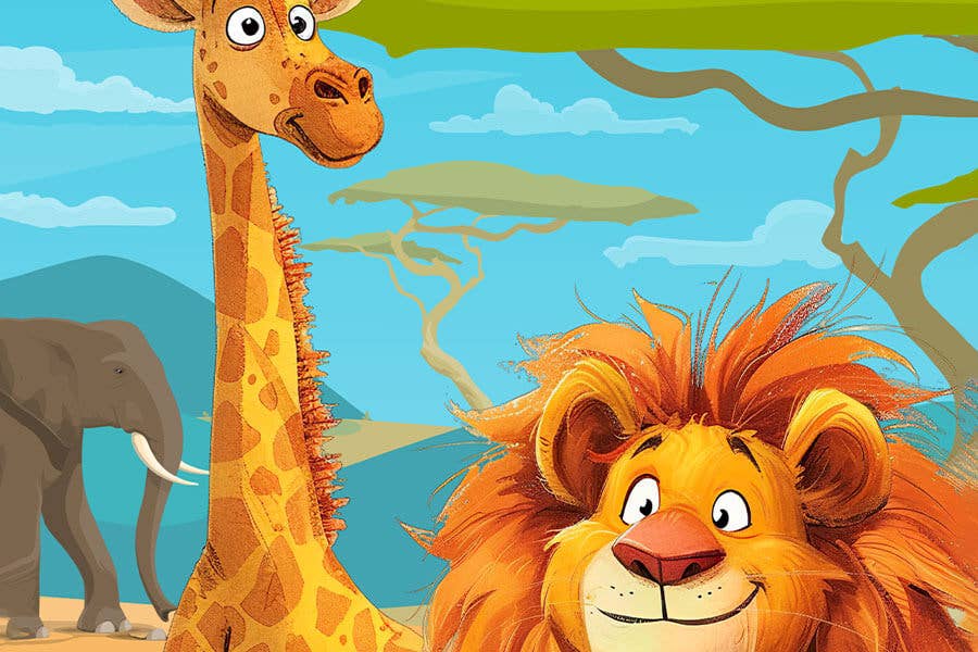 Lion Giraffe Elephant MicroPuzzle