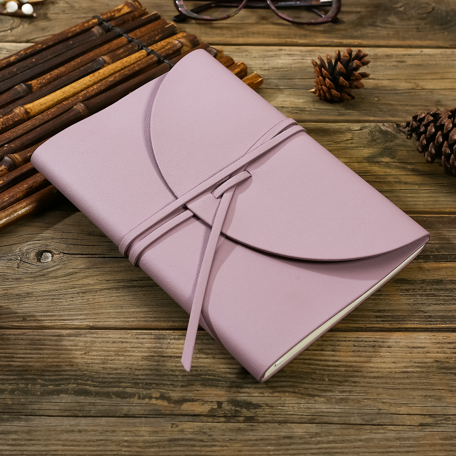 Pella Firenze Ruled Journal, Flexy Vegan Cover (Lilac)