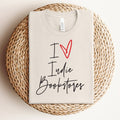 "I Love Indie Bookstores" T-Shirt: Dust / LG
