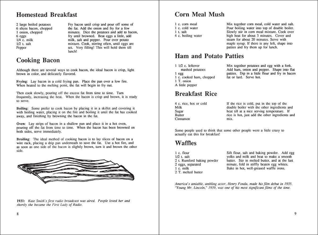 Depression Era Recipes