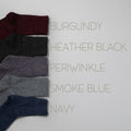 "Books Are My Love Language"  Women's Reading Socks: Heather Black