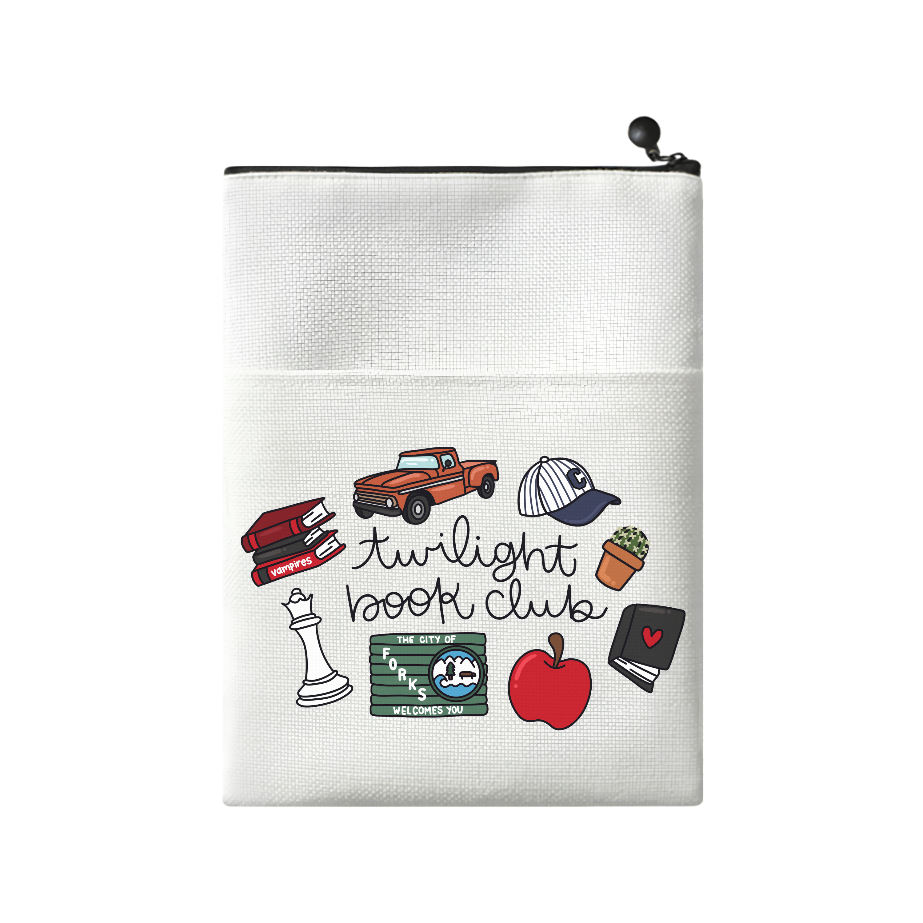 Twilight Book Club Canvas Book Sleeve | Twilight Inspired