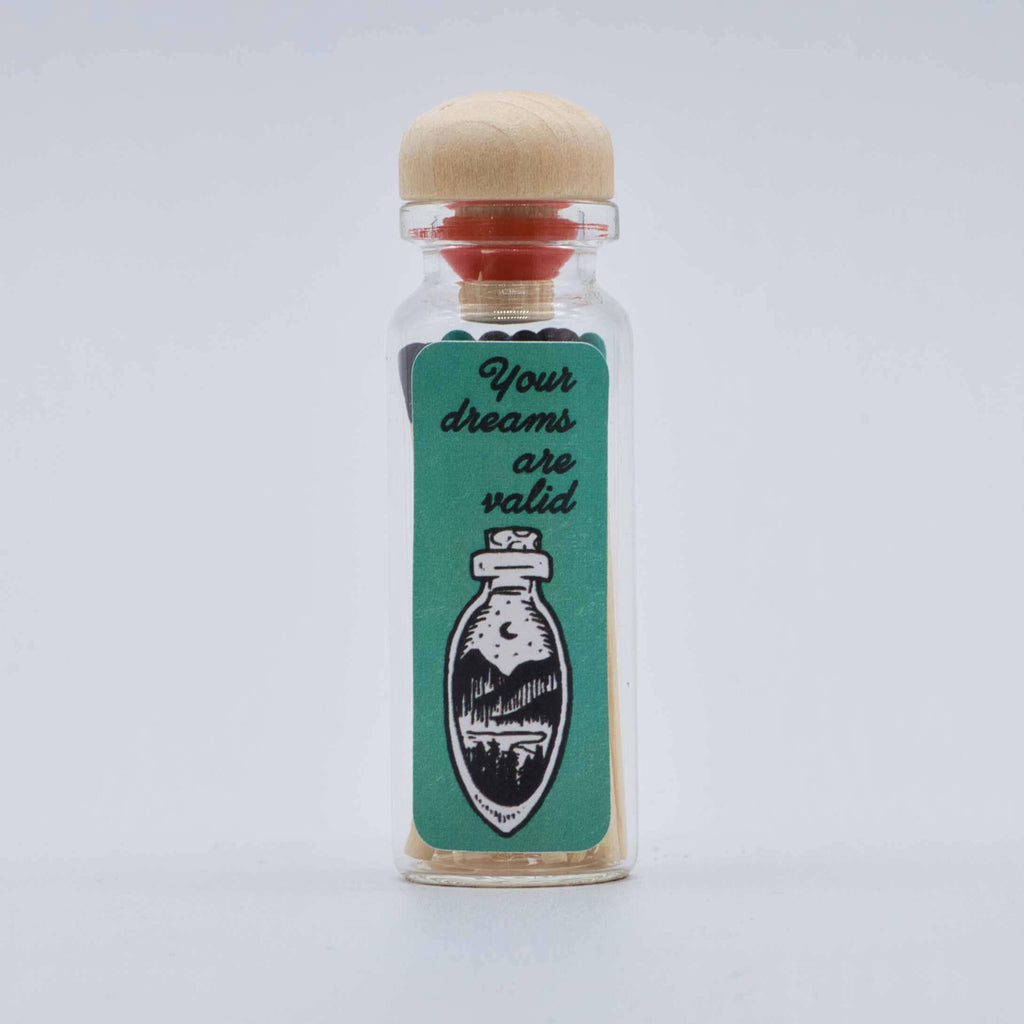 Candle Matches / Your Dreams are Valid / Bookish / Bookstore