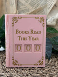 Books Read This Year Tracker - PASTEL : Pink & Gold
