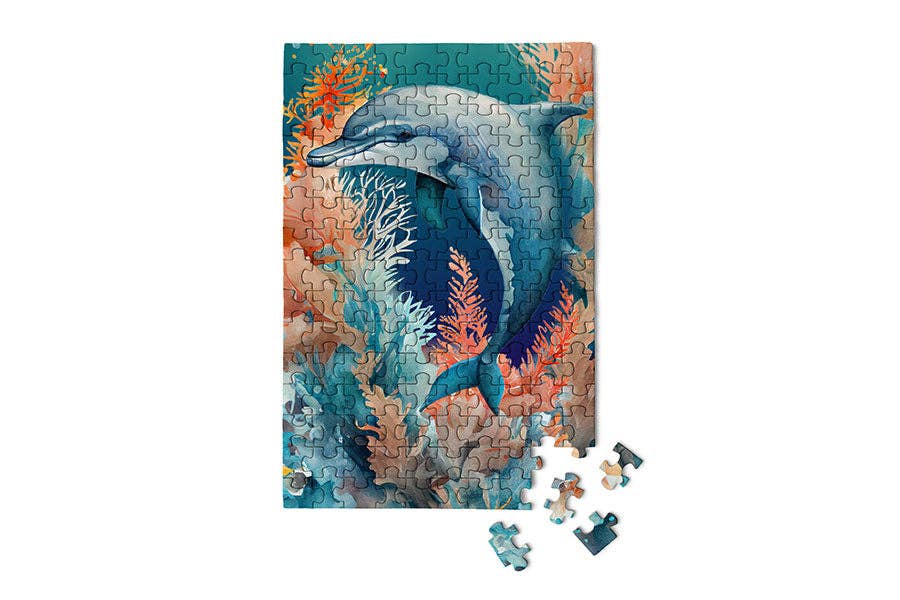 Dolphin - Marine Life MicroPuzzle