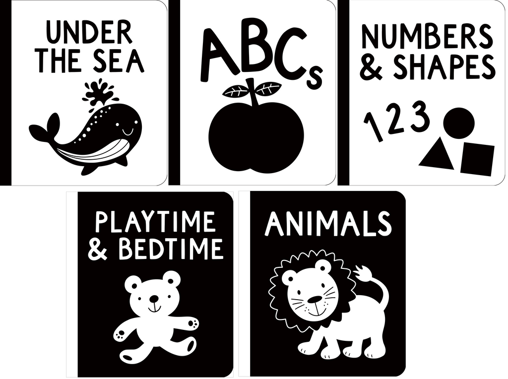 My Little Black and White Board Book Library