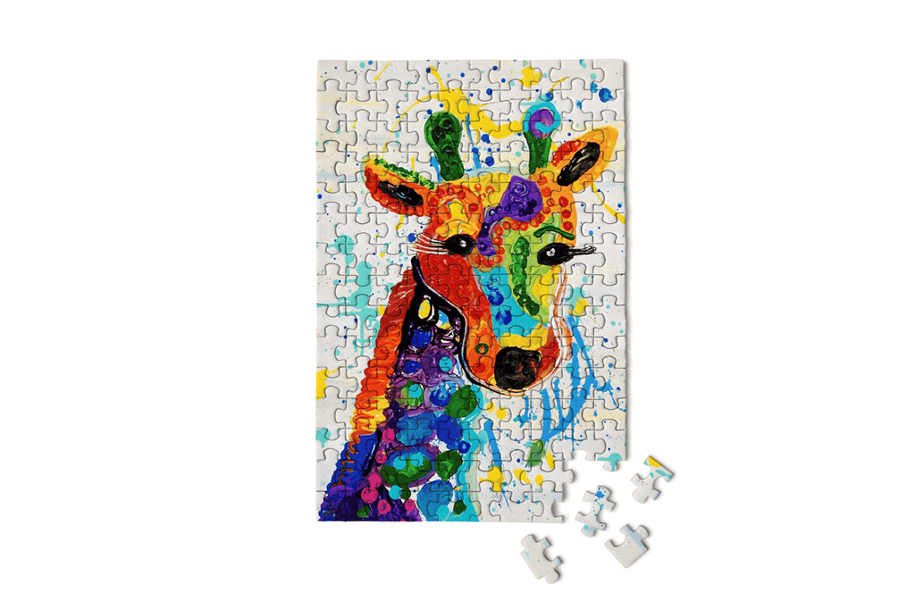 Rainbow Giraffe MicroPuzzle