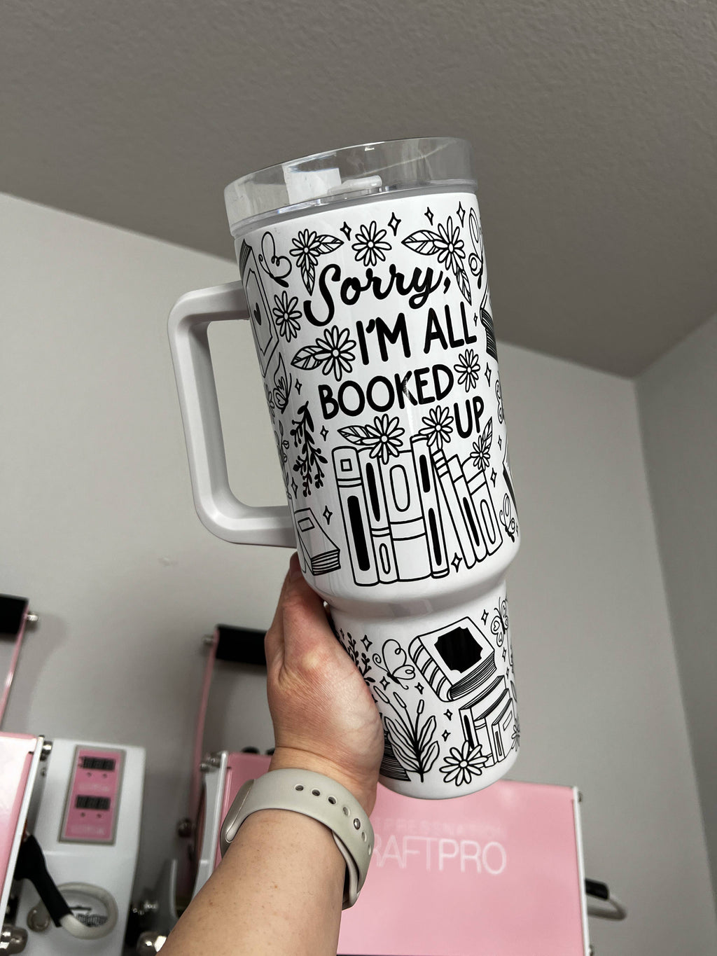 All Booked Up 40oz Tumbler Quencher