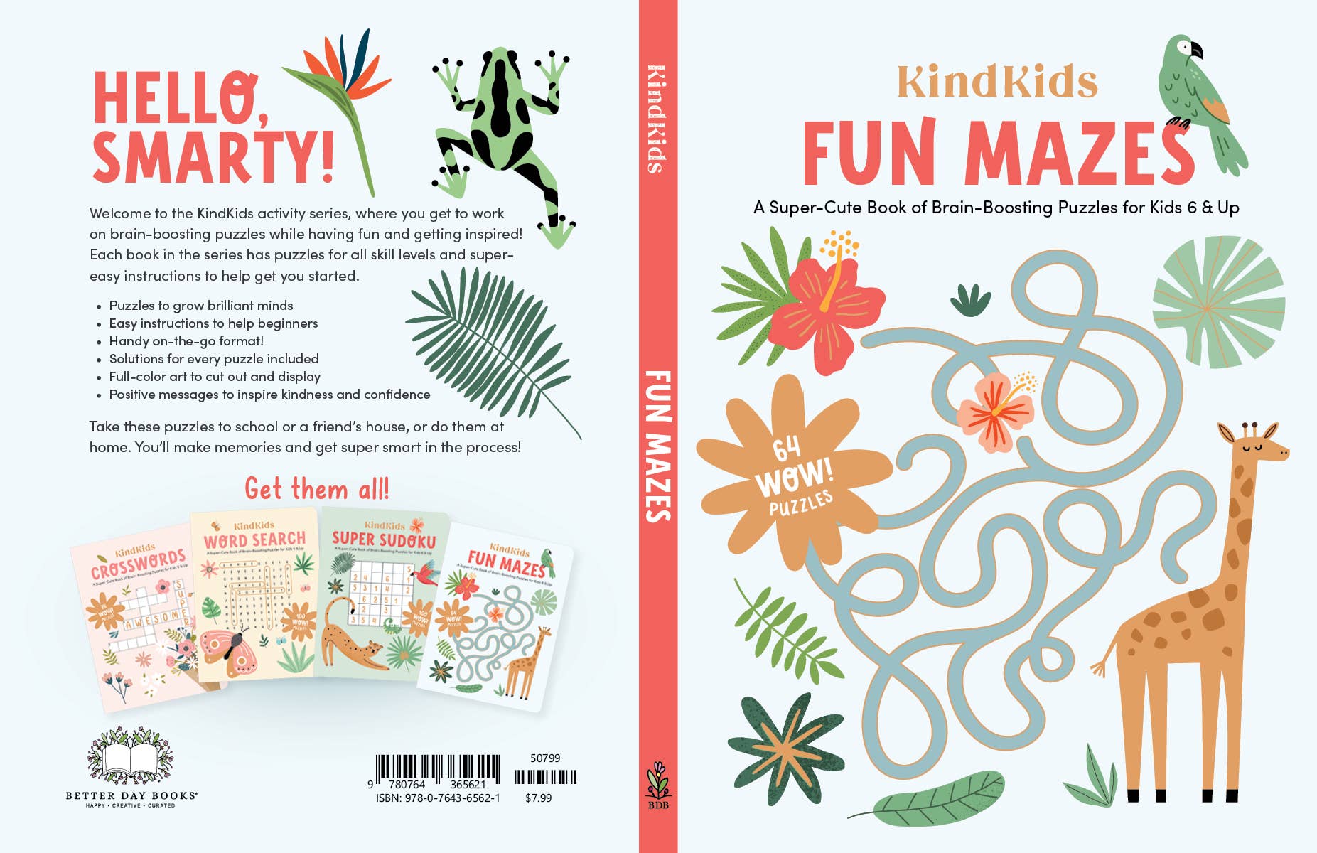 KindKids Fun Mazes: Brain-Boosting Puzzles for Kids 6 & Up