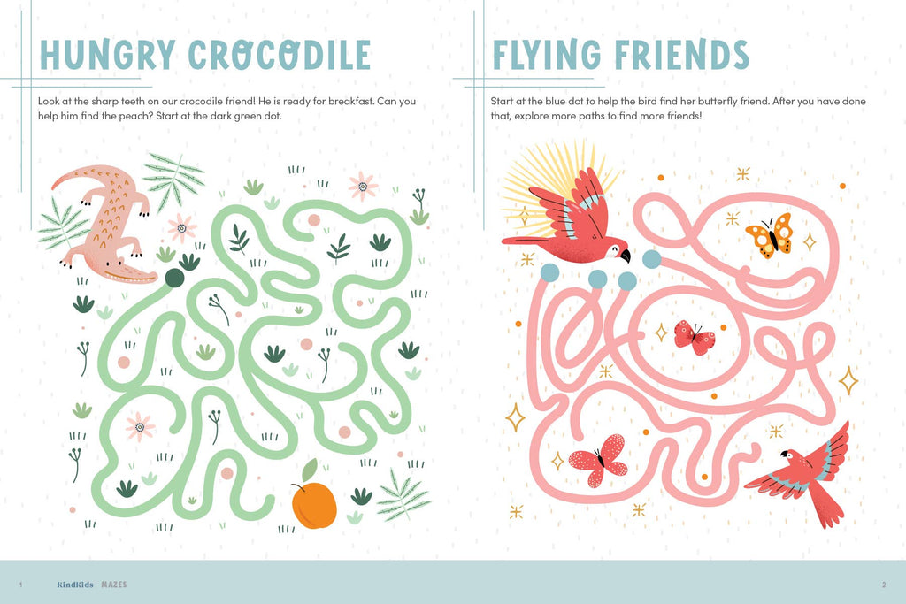 KindKids Fun Mazes: Brain-Boosting Puzzles for Kids 6 & Up