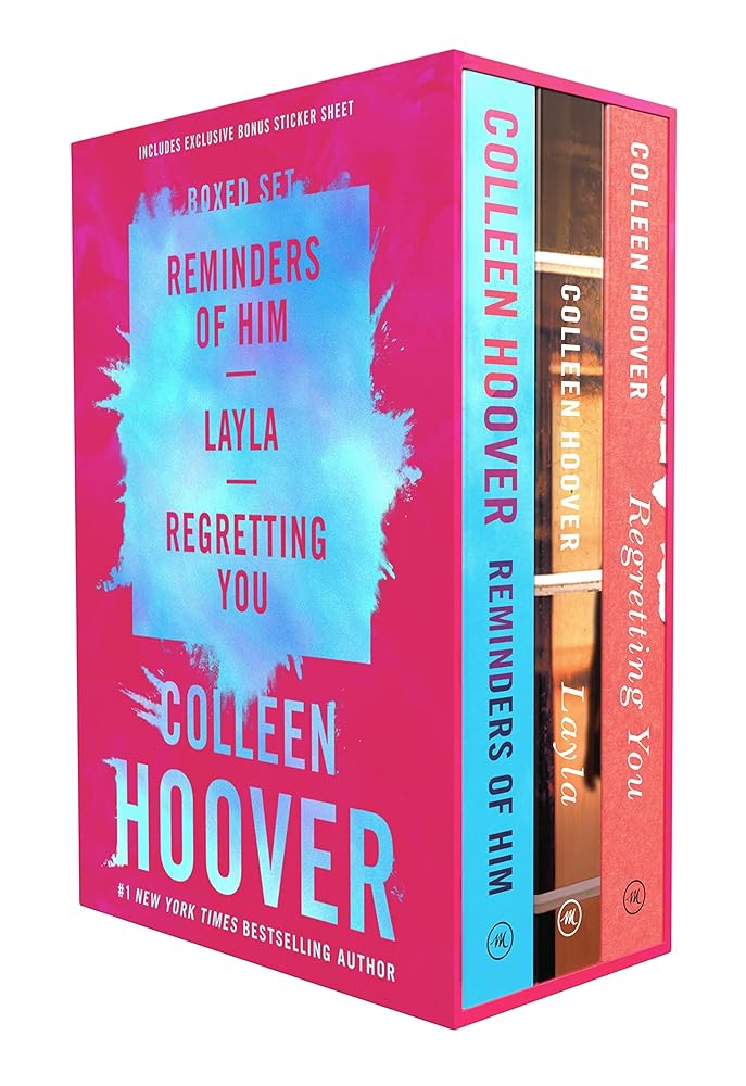 Colleen Hoover 3-Book Boxed Set: Reminders of Him, Layla, Regretting You cover image