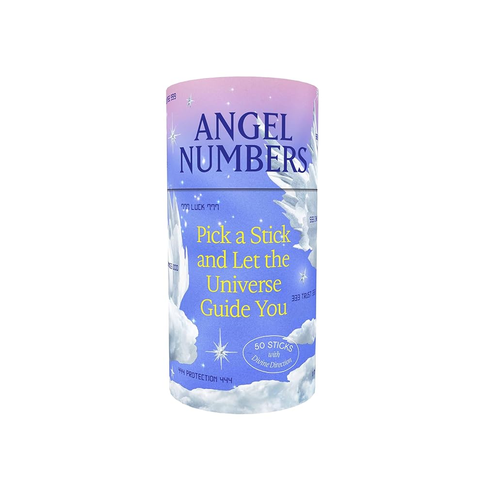 Angel Numbers: Pick a Stick and Let the Universe Guide You--50 Sticks with Divine Direction cover image