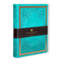 Victoria's Journals Antique Style Diary Vegan Leather (Teal)