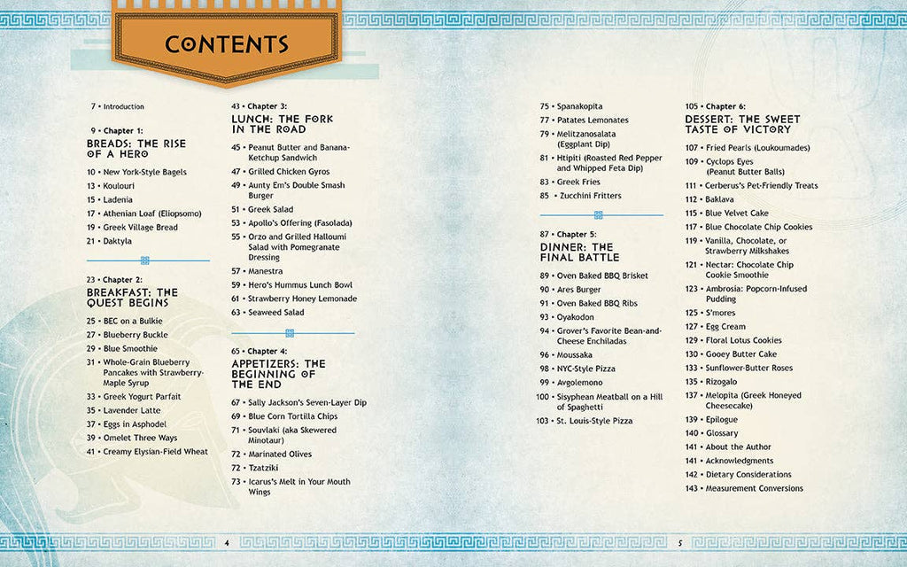 Percy Jackson and the Olympians: The Official Cookbook