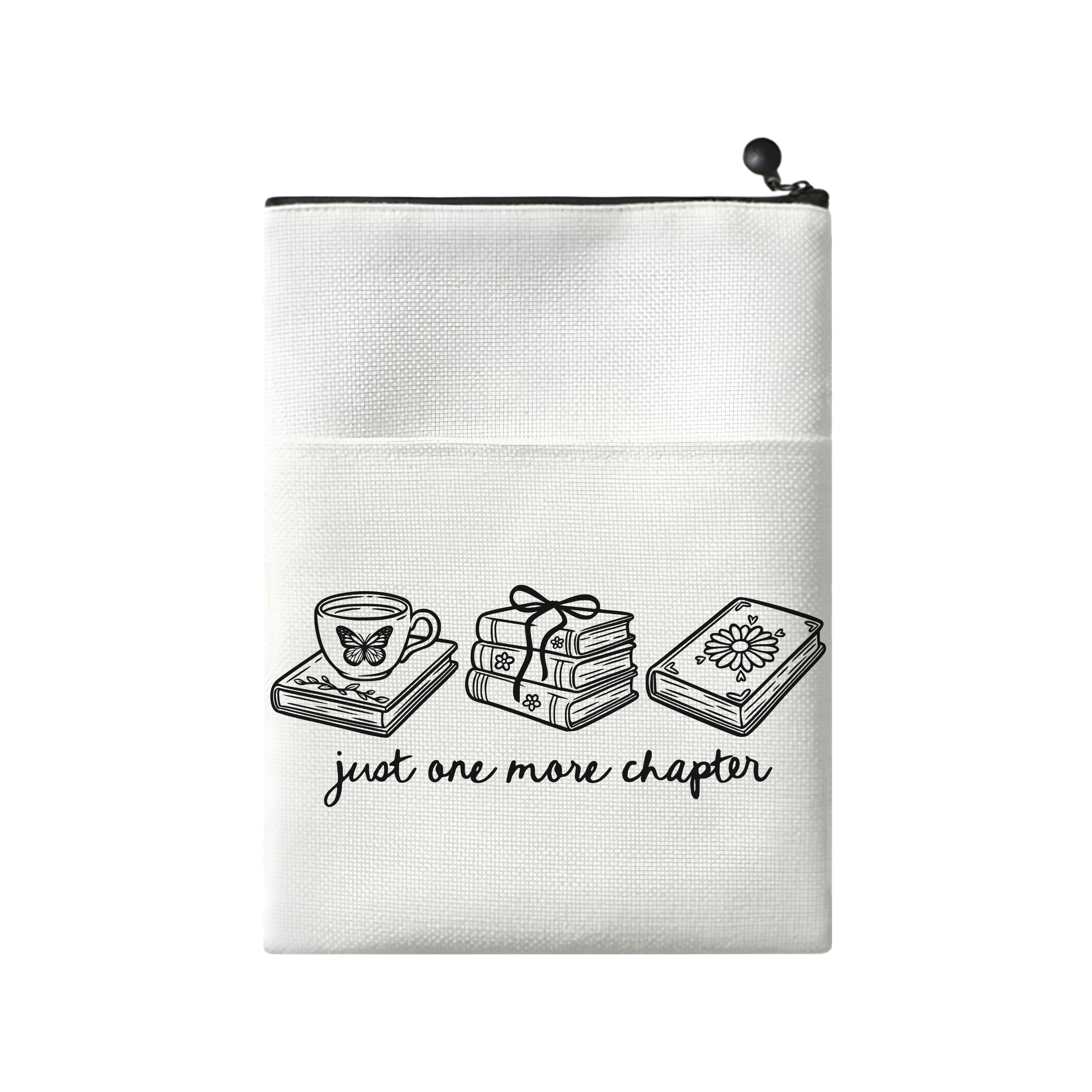Just One More Chapter Canvas Book Sleeve | Kindle Sleeve