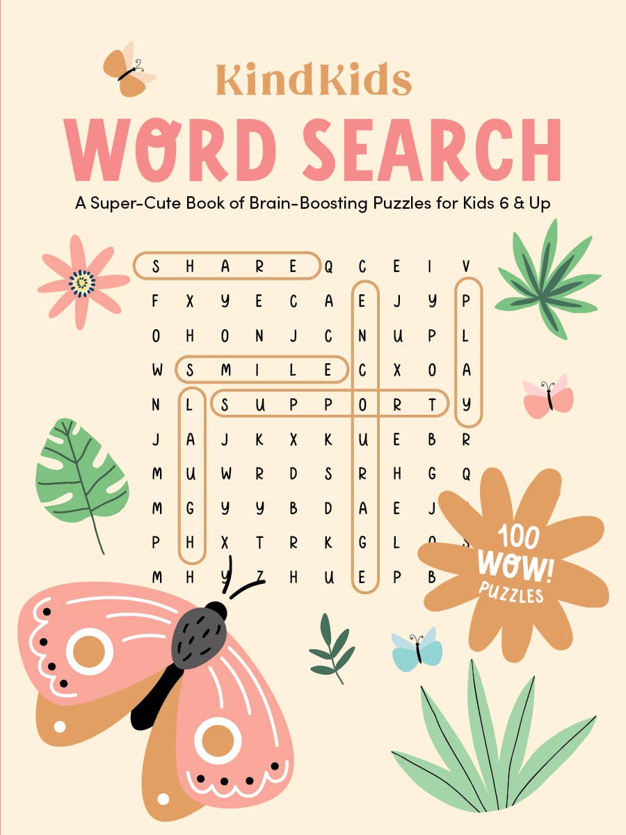 KindKids Word Search: Puzzles for Kids 6 & Up