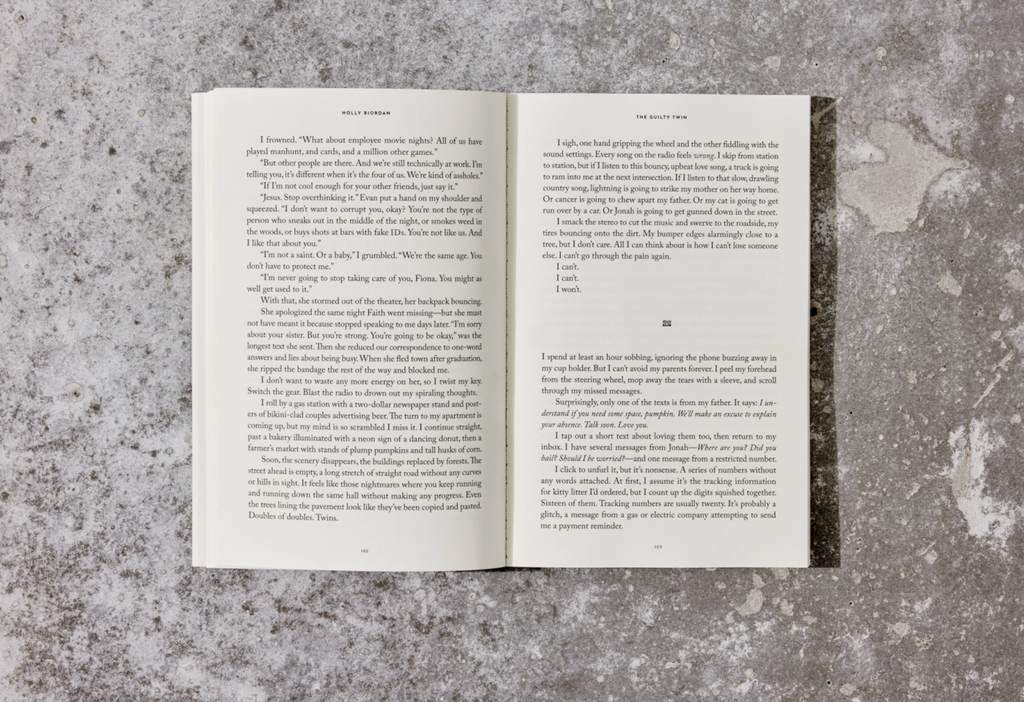 The Guilty Twin - fiction book