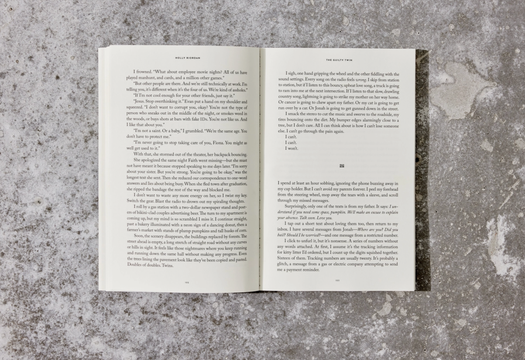 The Guilty Twin - fiction book