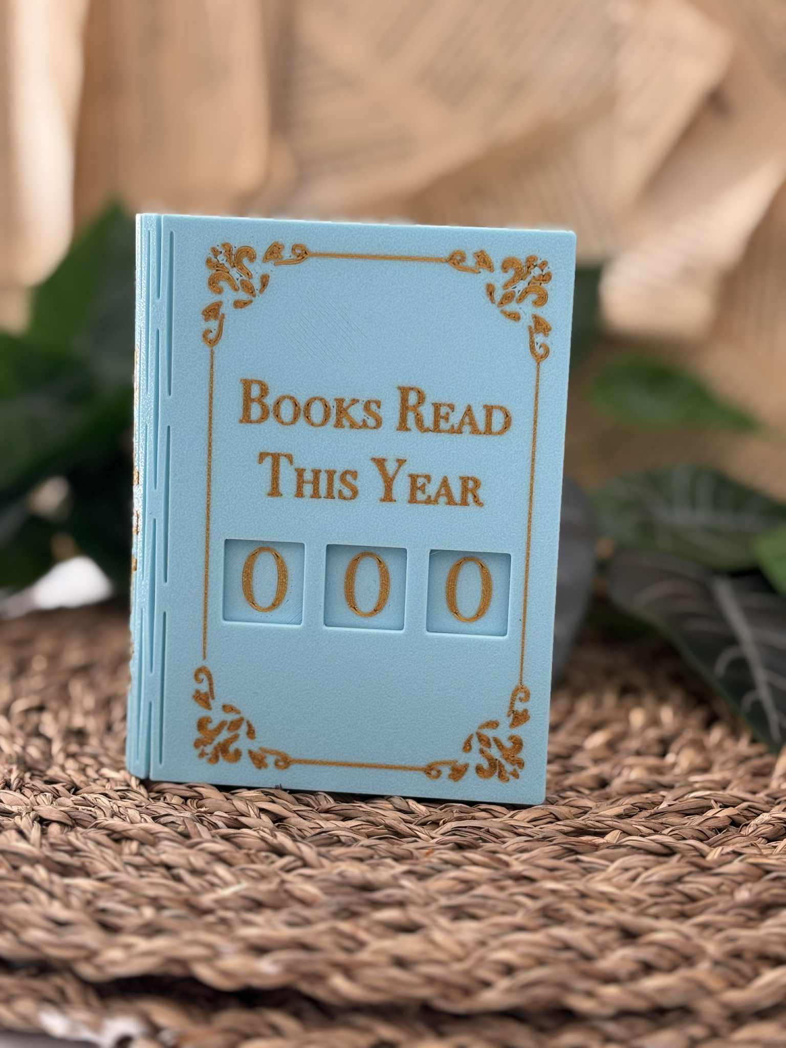 Books Read This Year Tracker - PASTEL : Yellow & Gold