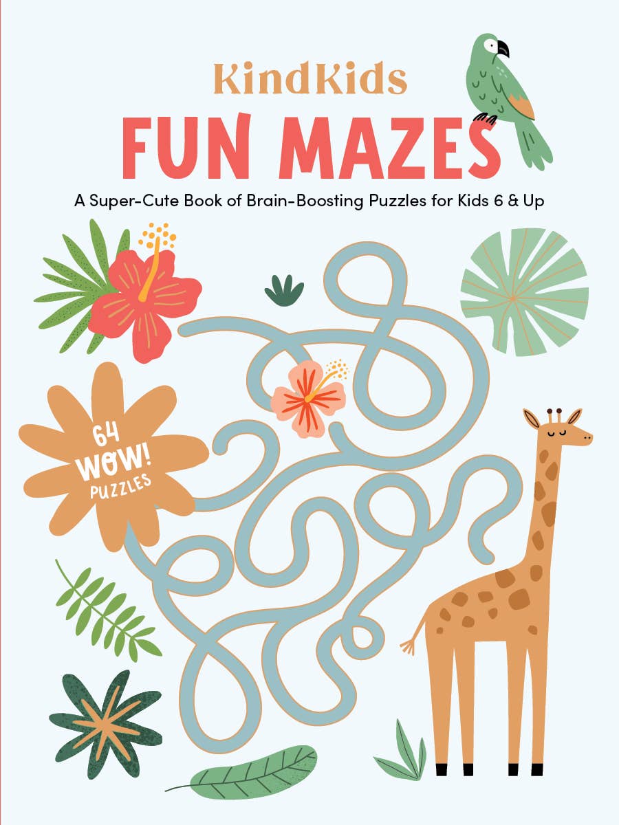 KindKids Fun Mazes: Brain-Boosting Puzzles for Kids 6 & Up