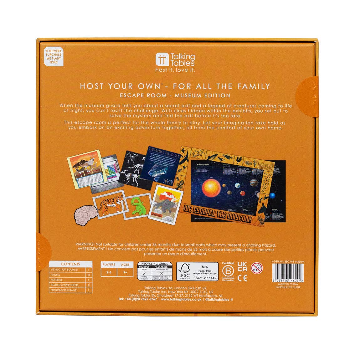 Family Escape Room - Museum | Party Games |