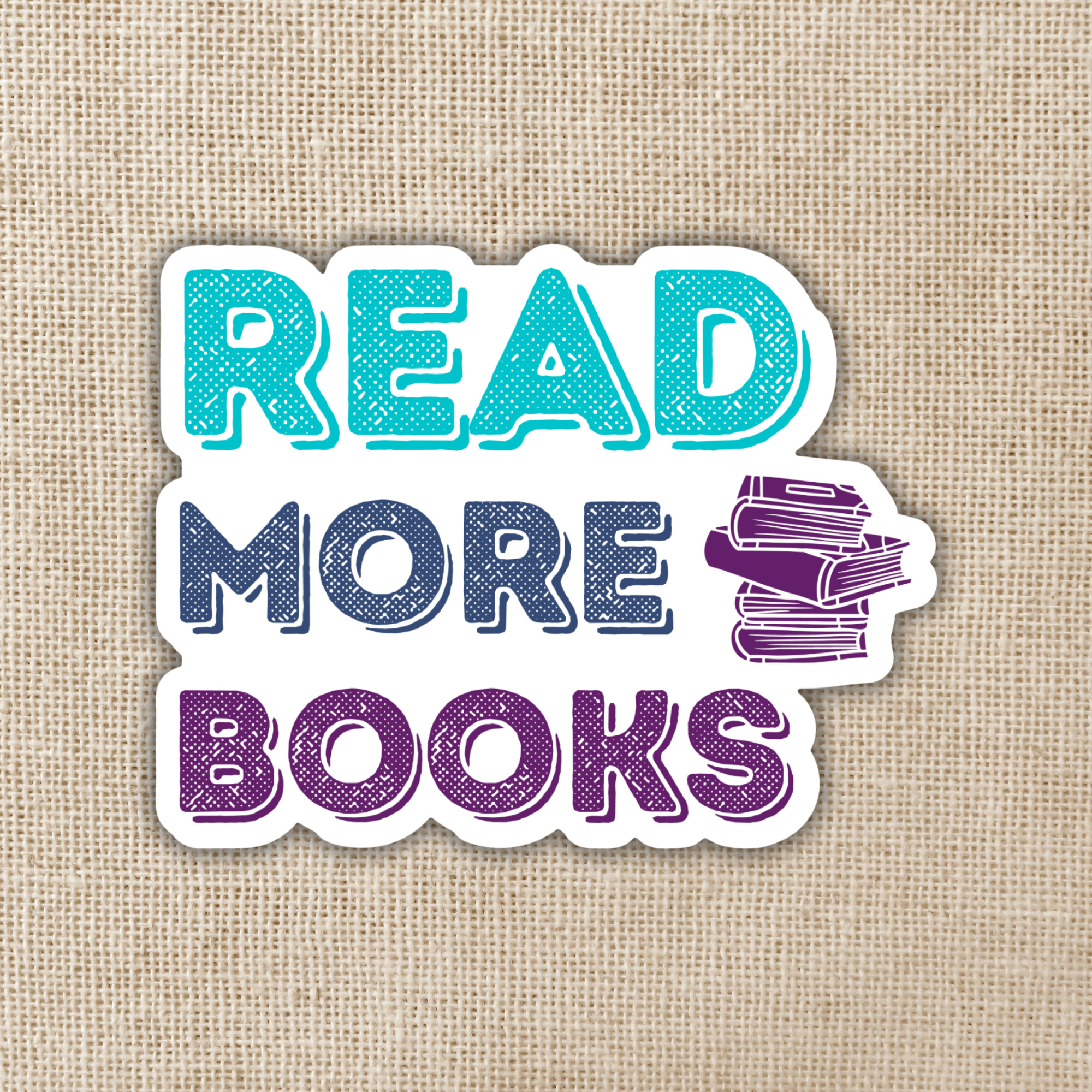 Read More Books Sticker, 3-inch