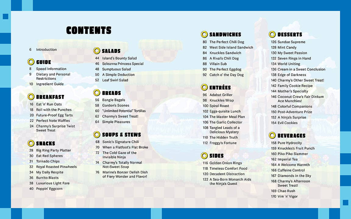 Sonic the Hedgehog: The Official Cookbook