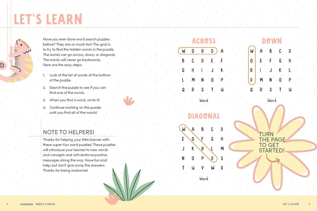 KindKids Word Search: Puzzles for Kids 6 & Up