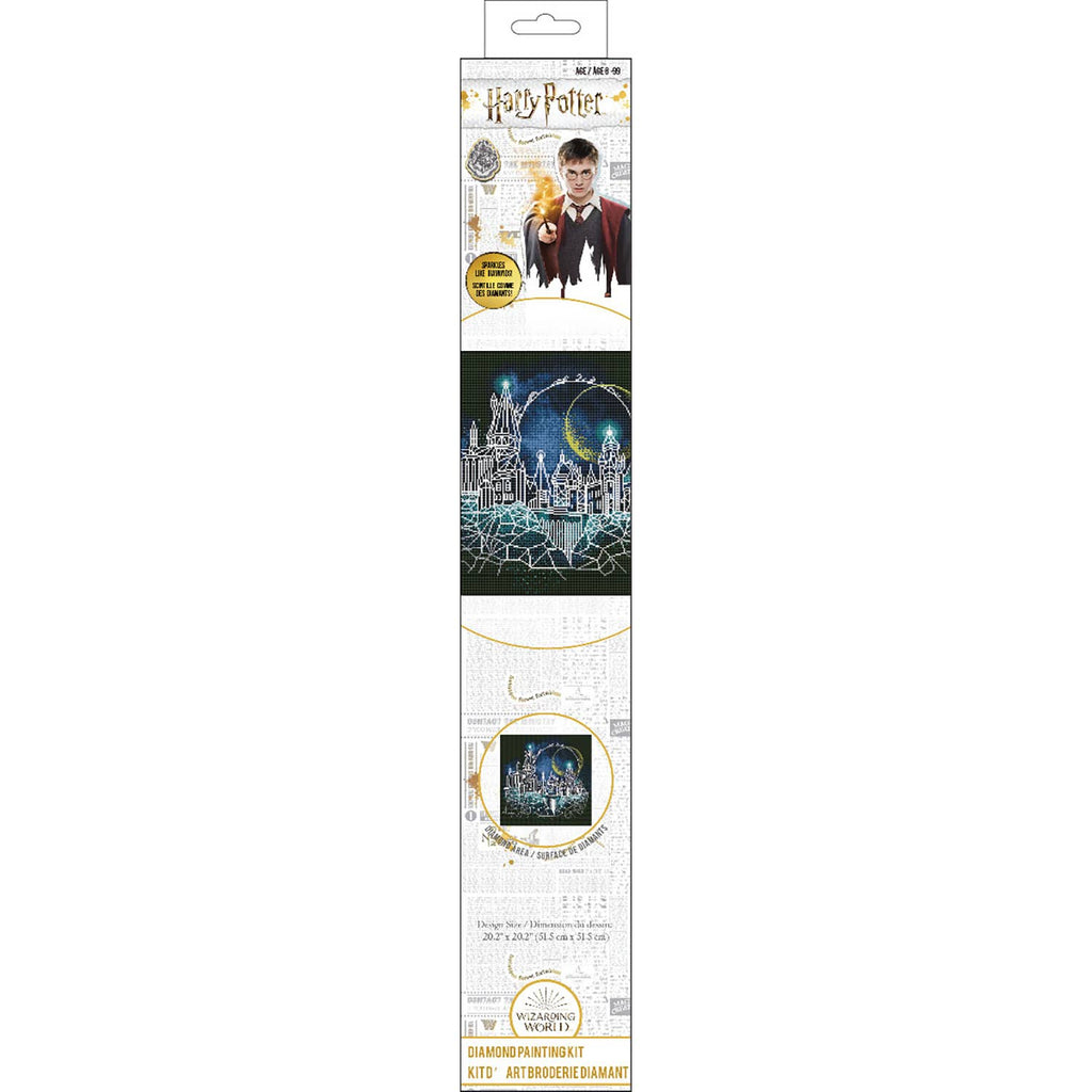 Moon over Hogwarts Diamond Painting Kit: 01-Multi