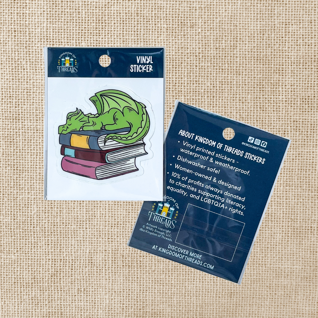 Iris & Roman Writing Together Sticker | Divine Rivals