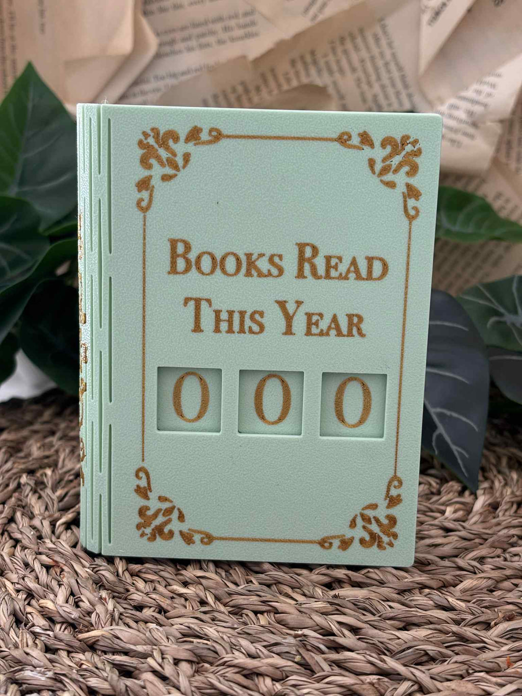Books Read This Year Tracker - PASTEL : Pink & Gold