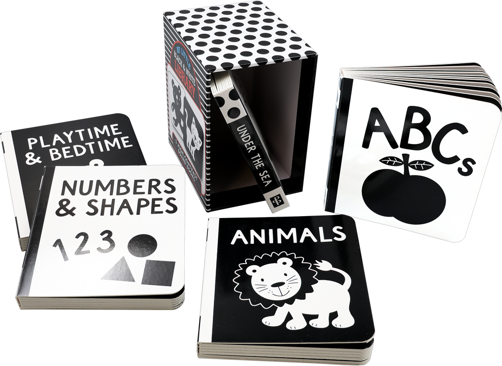 My Little Black and White Board Book Library